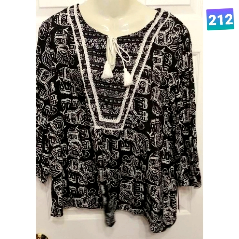 2 FOR $20! Boho style tunic Merona NWT